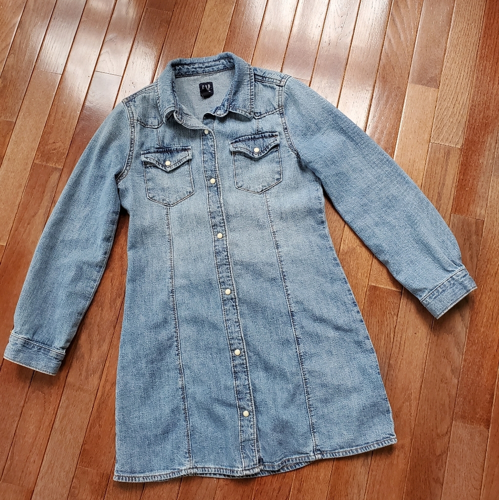GapKids girls denim dress